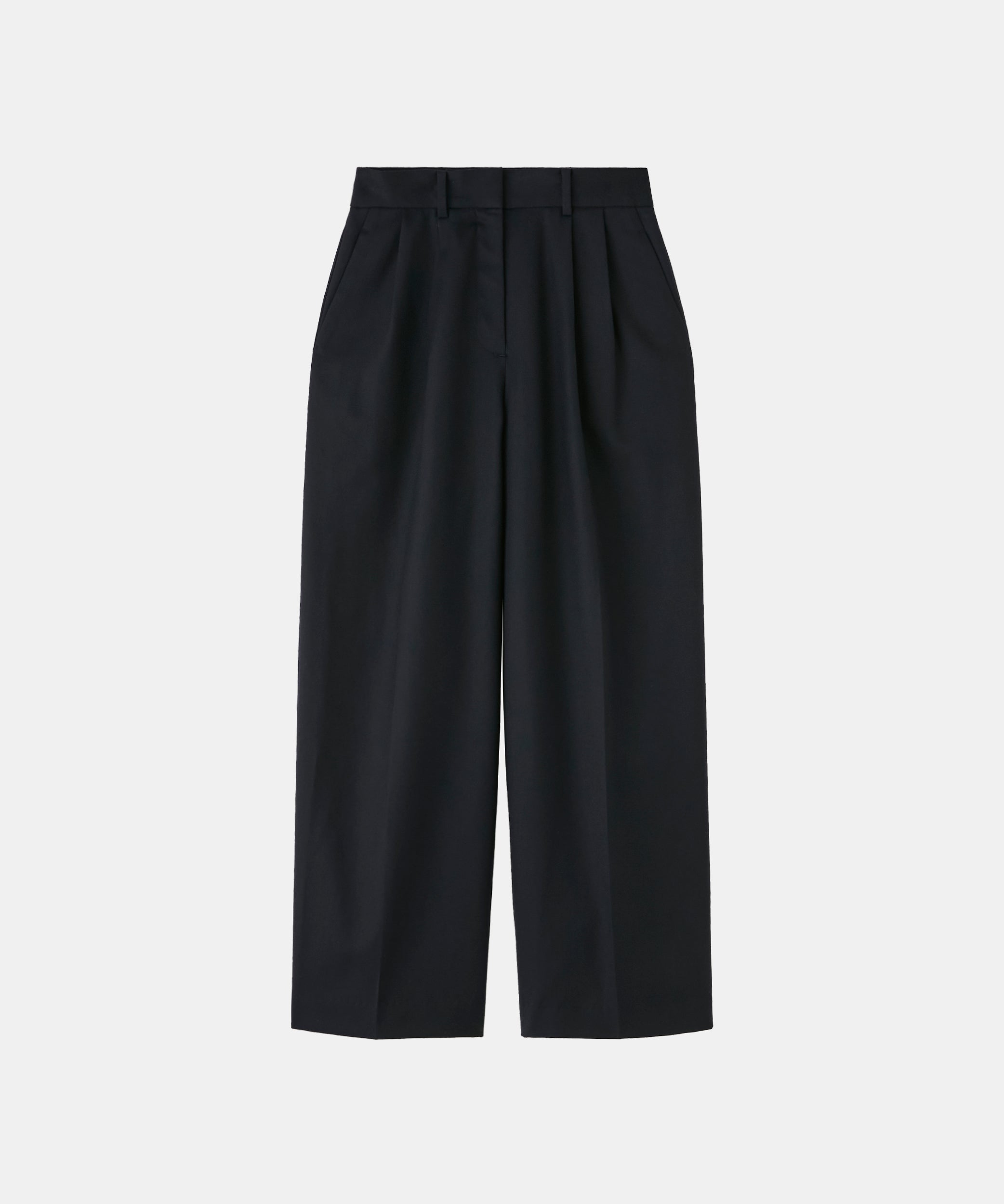 Wool Wide Pants