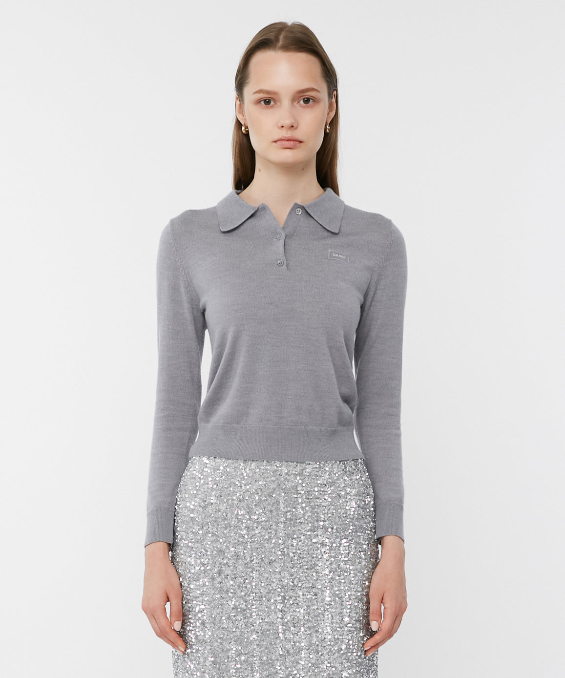 Kanon Logo Polo Knit | Gajess 