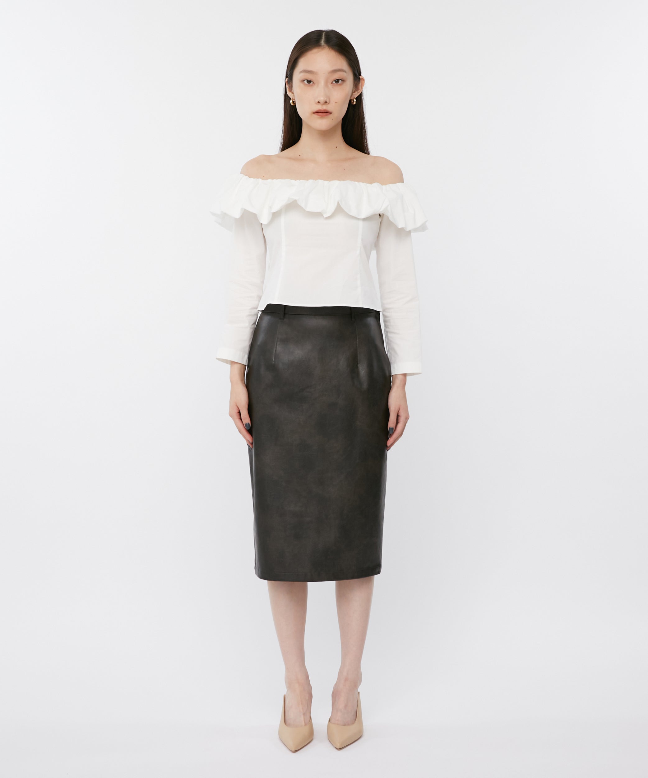 モデル:身長163cm 着用サイズ:36