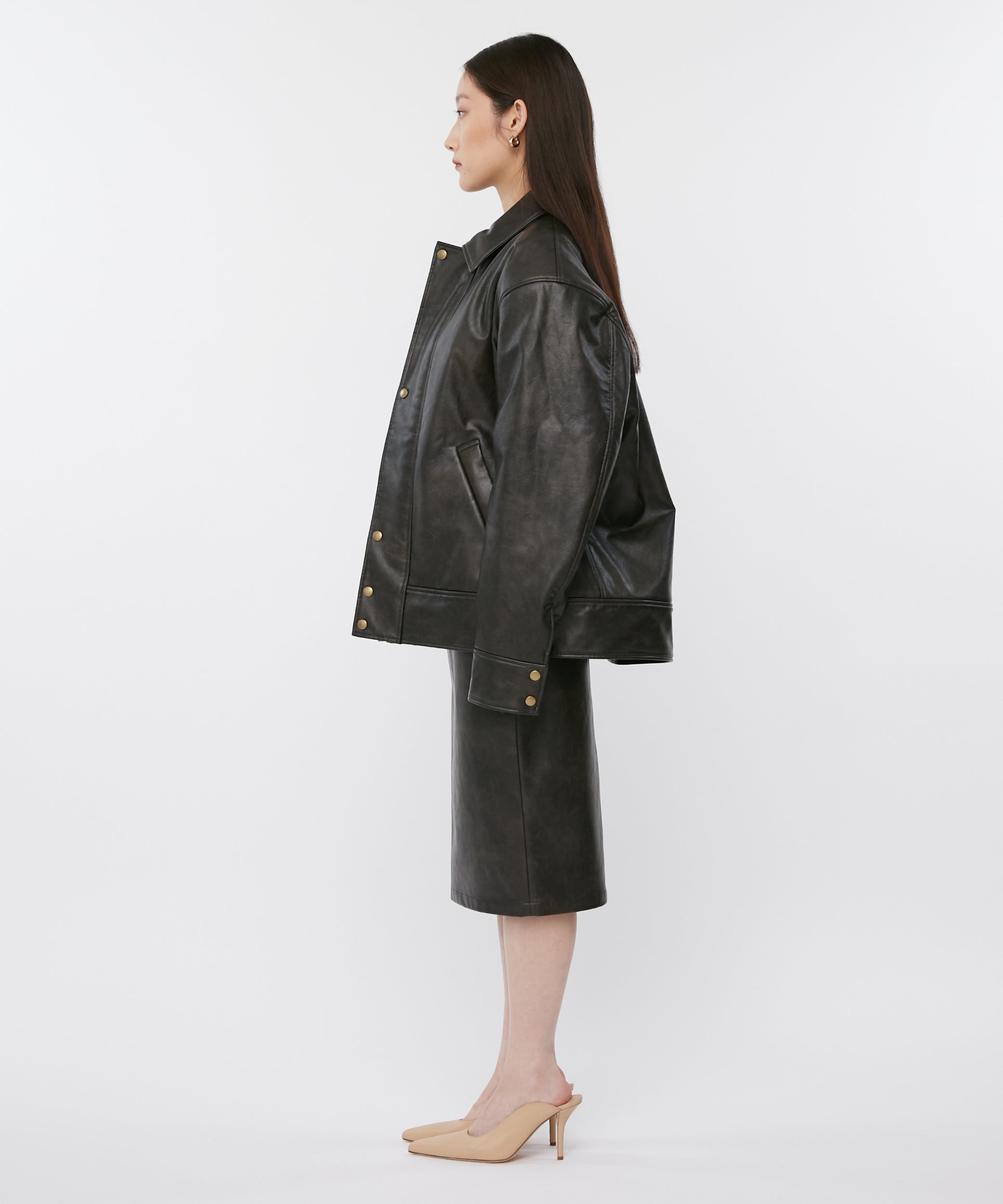 Giselle Leather Skirt