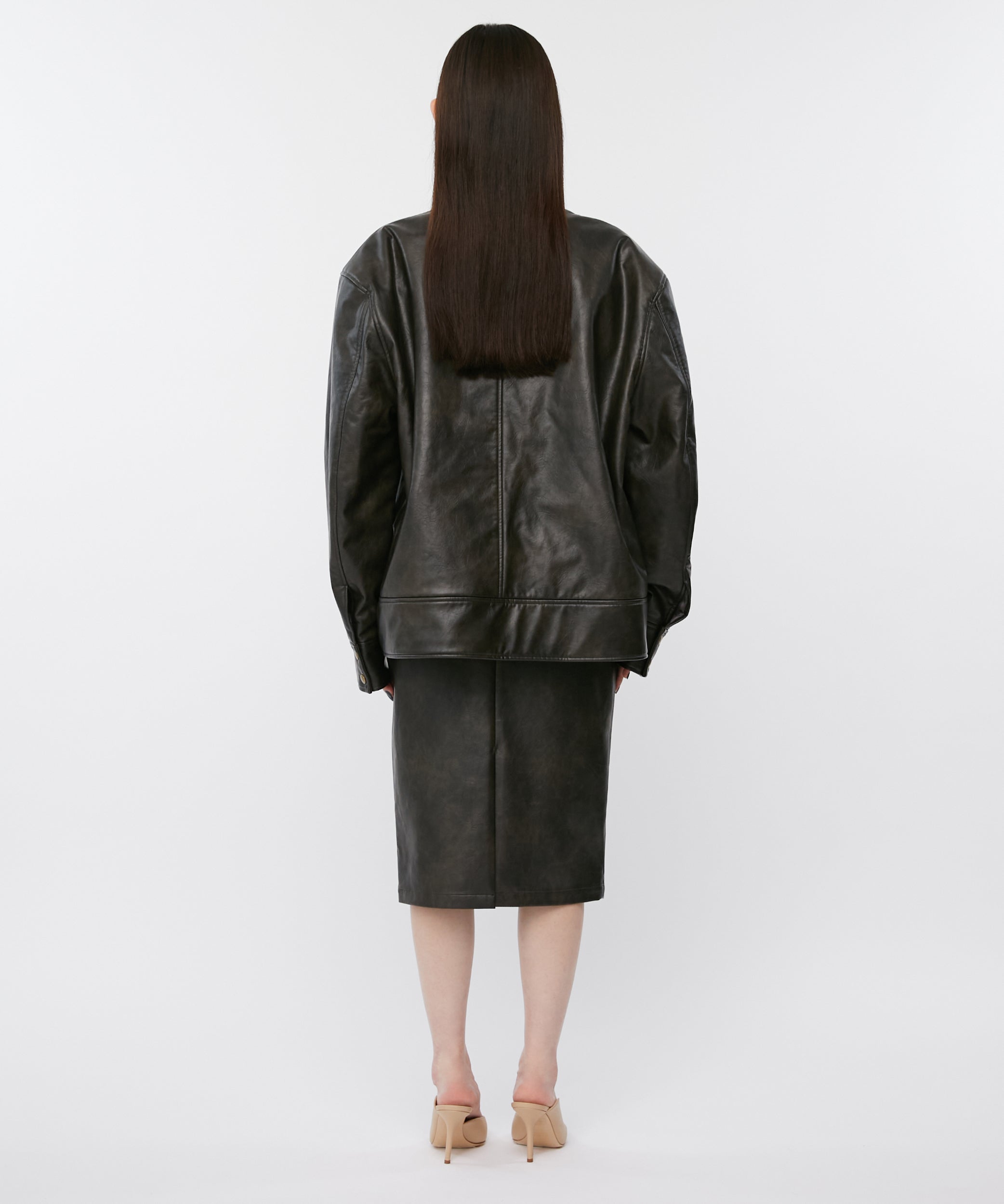 Giselle Leather Skirt