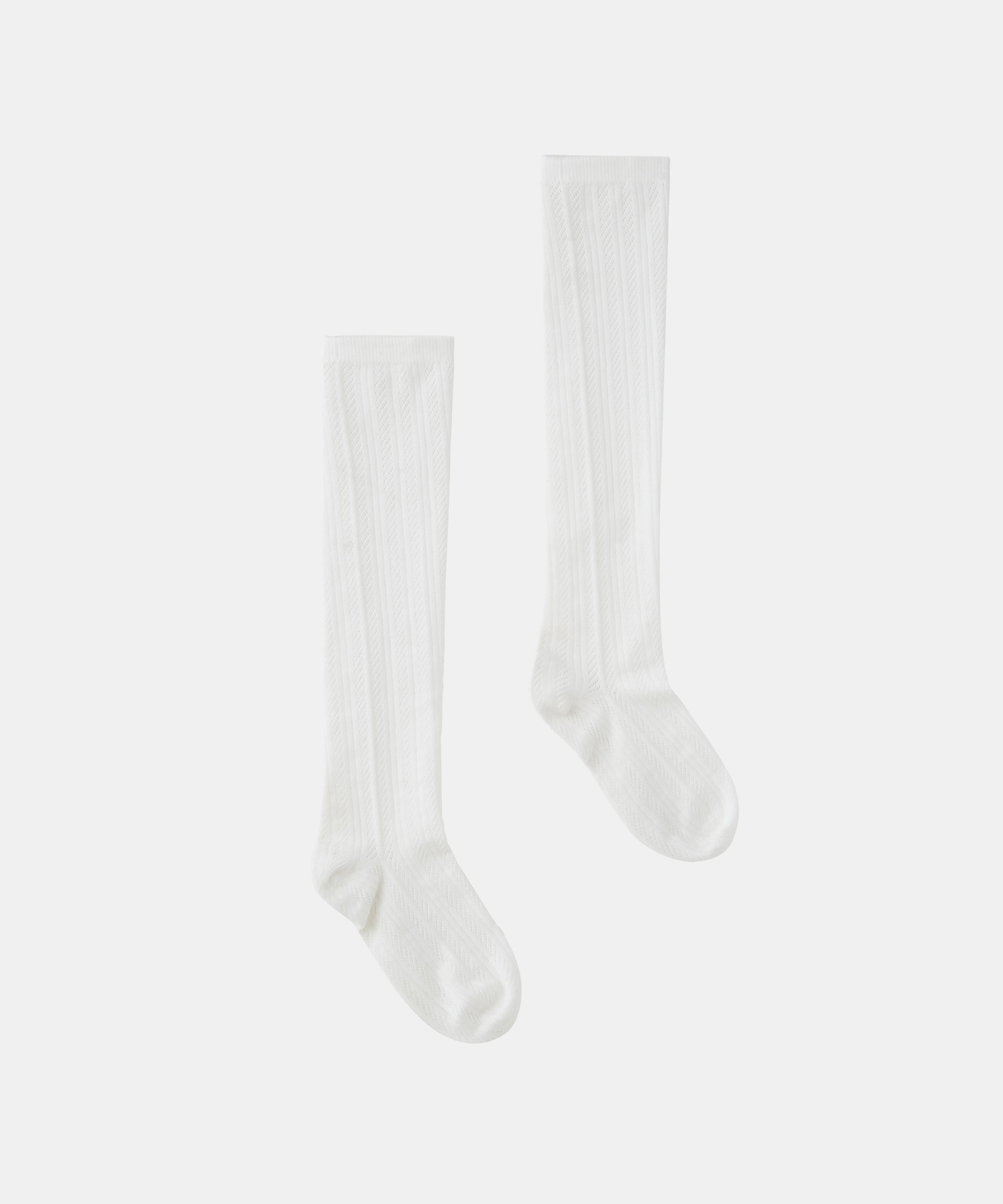 Knit Lace High Socks