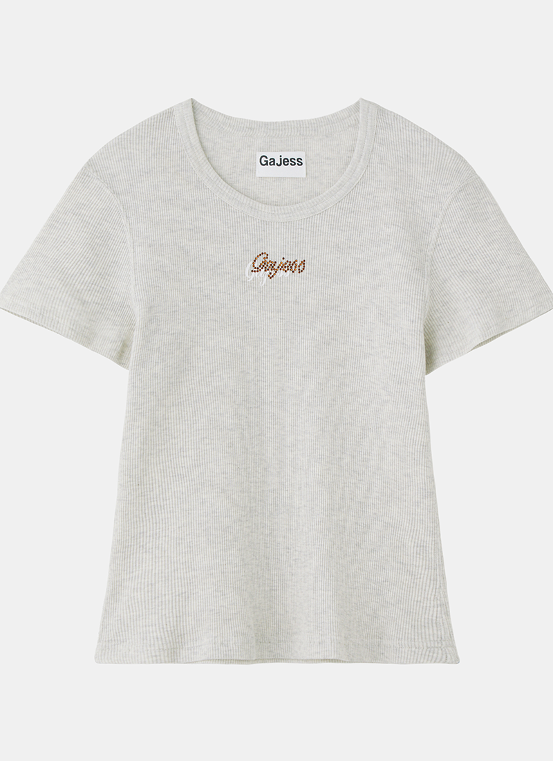 Rhinestone-Logo Tshirt