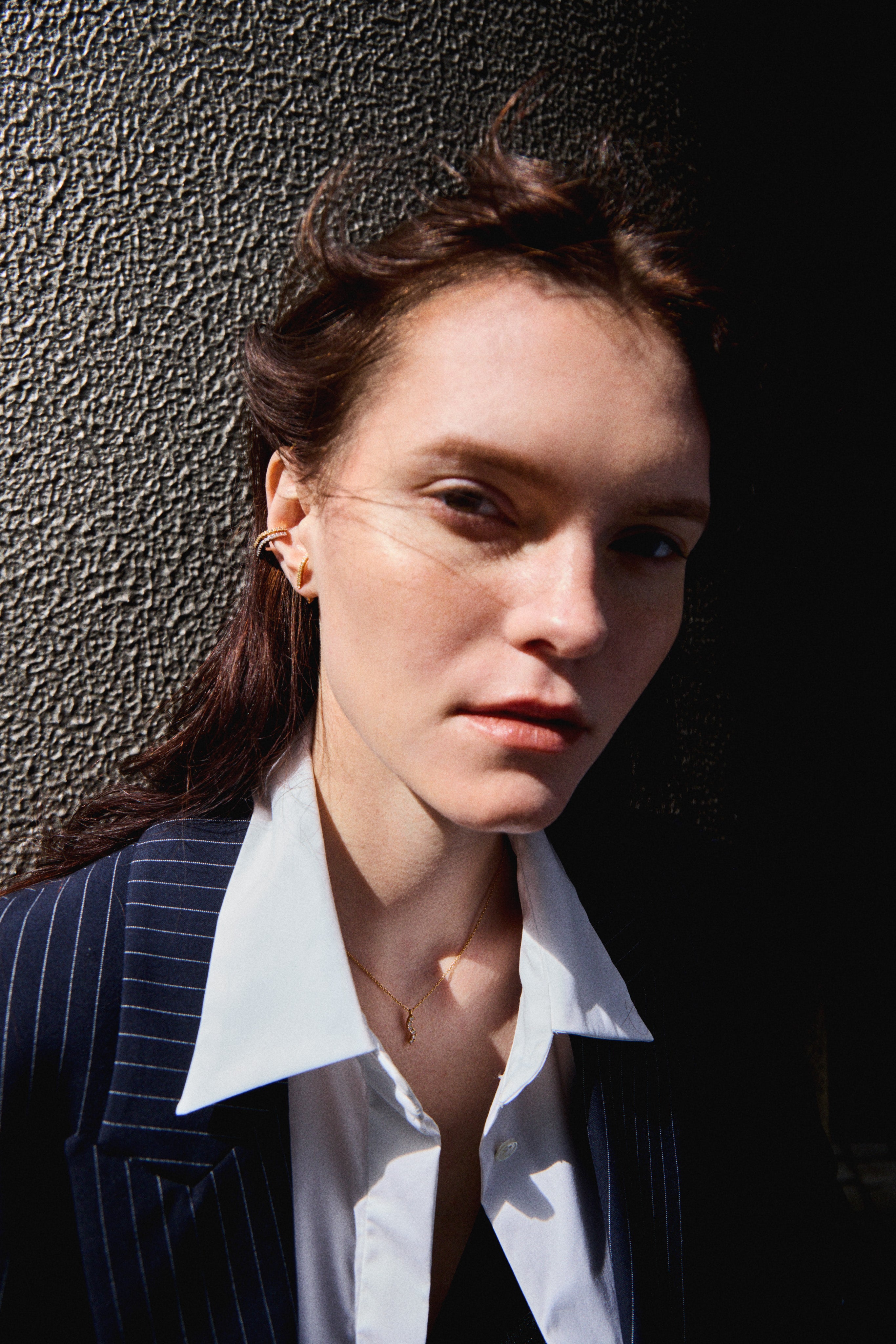 Lorraine Bar Diamond Ear Cuff