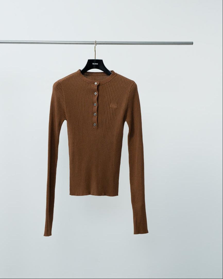 Kanon Logo Henley Knit