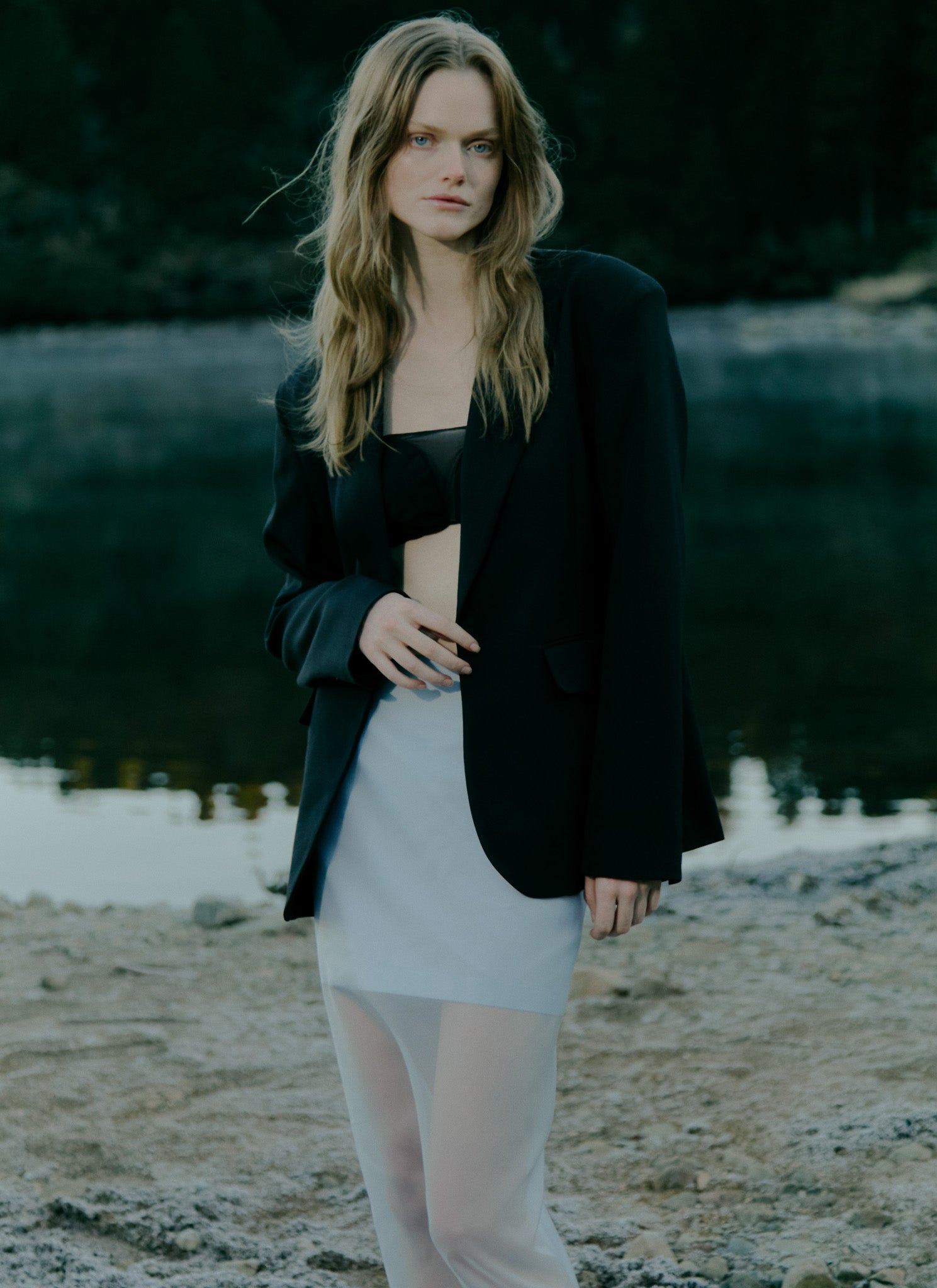 モデル：身長177cm　着用サイズ：36