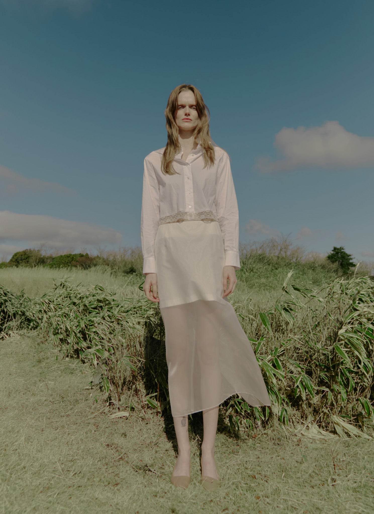 モデル：身長177cm　着用サイズ：38