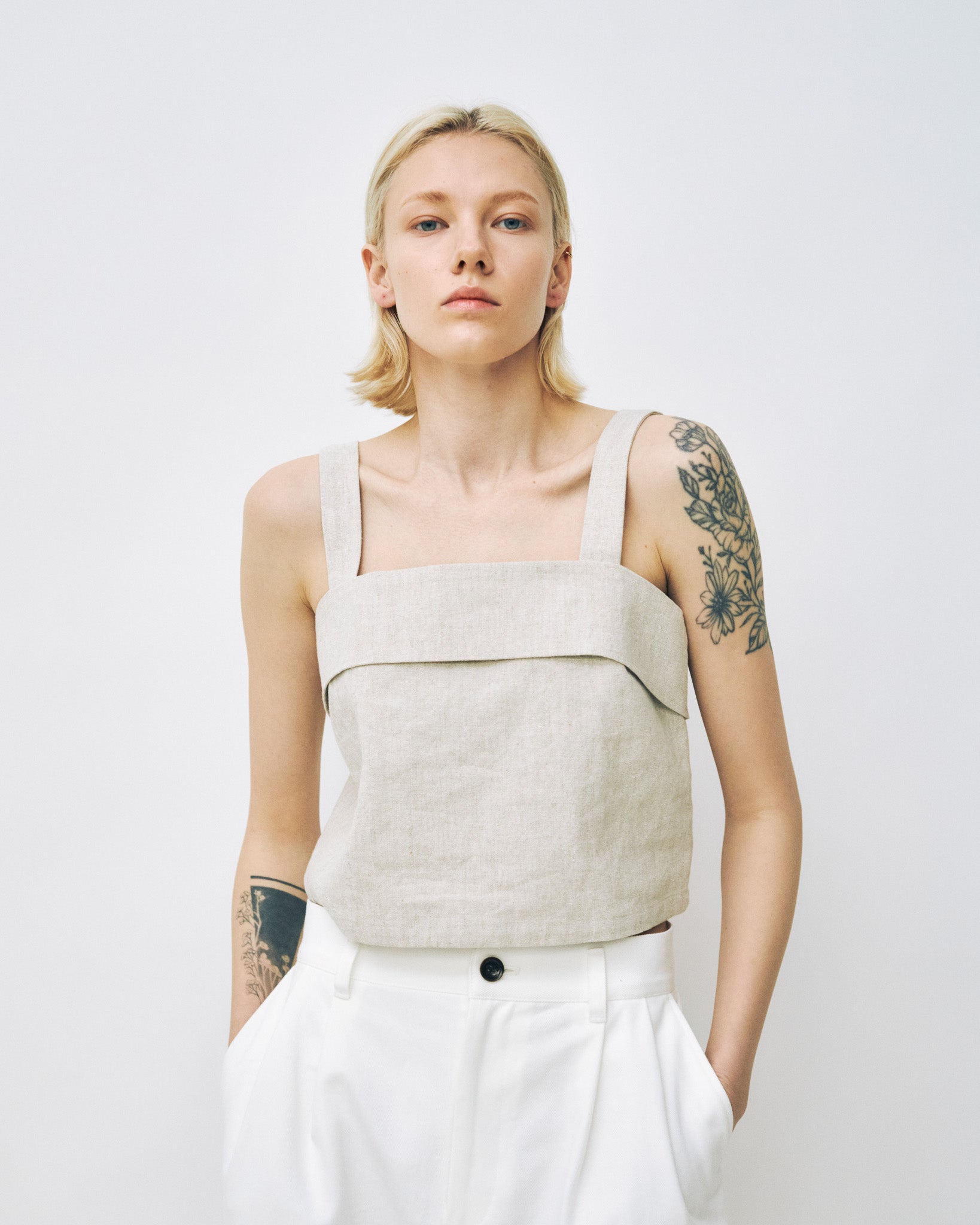 gajess ガジェス　LINEN TANK