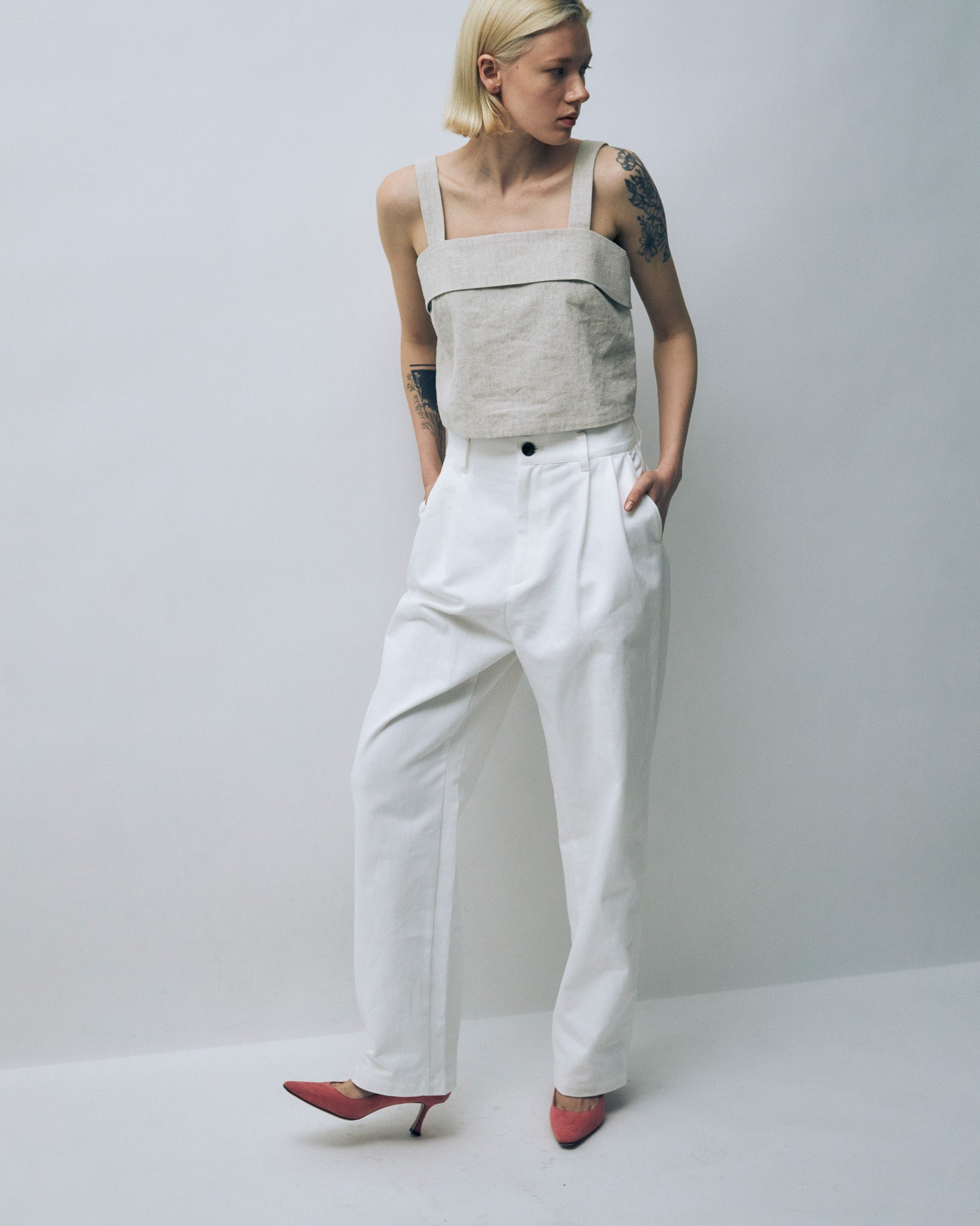 gajess ガジェス　LINEN TANK