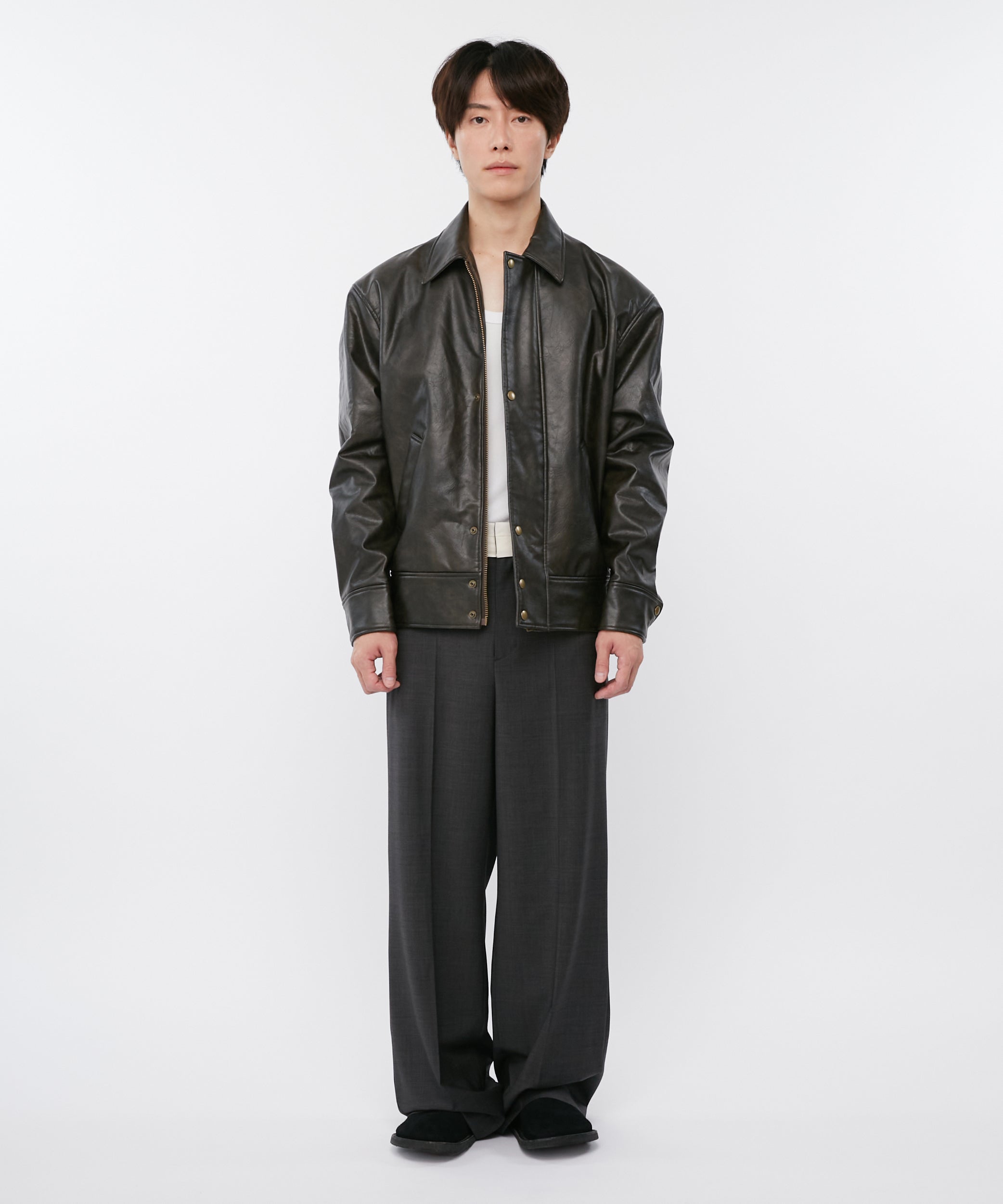 モデル：身長178cm　着用サイズ：F
