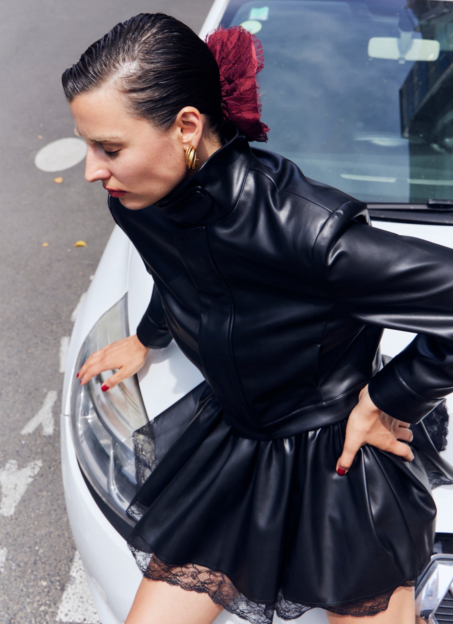 Amy Leather Blouson