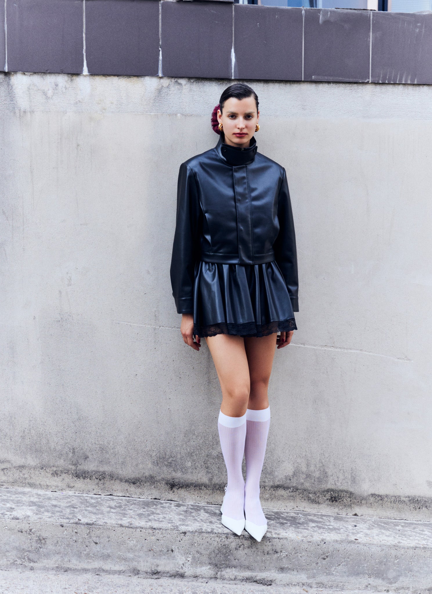 Amy Leather Blouson