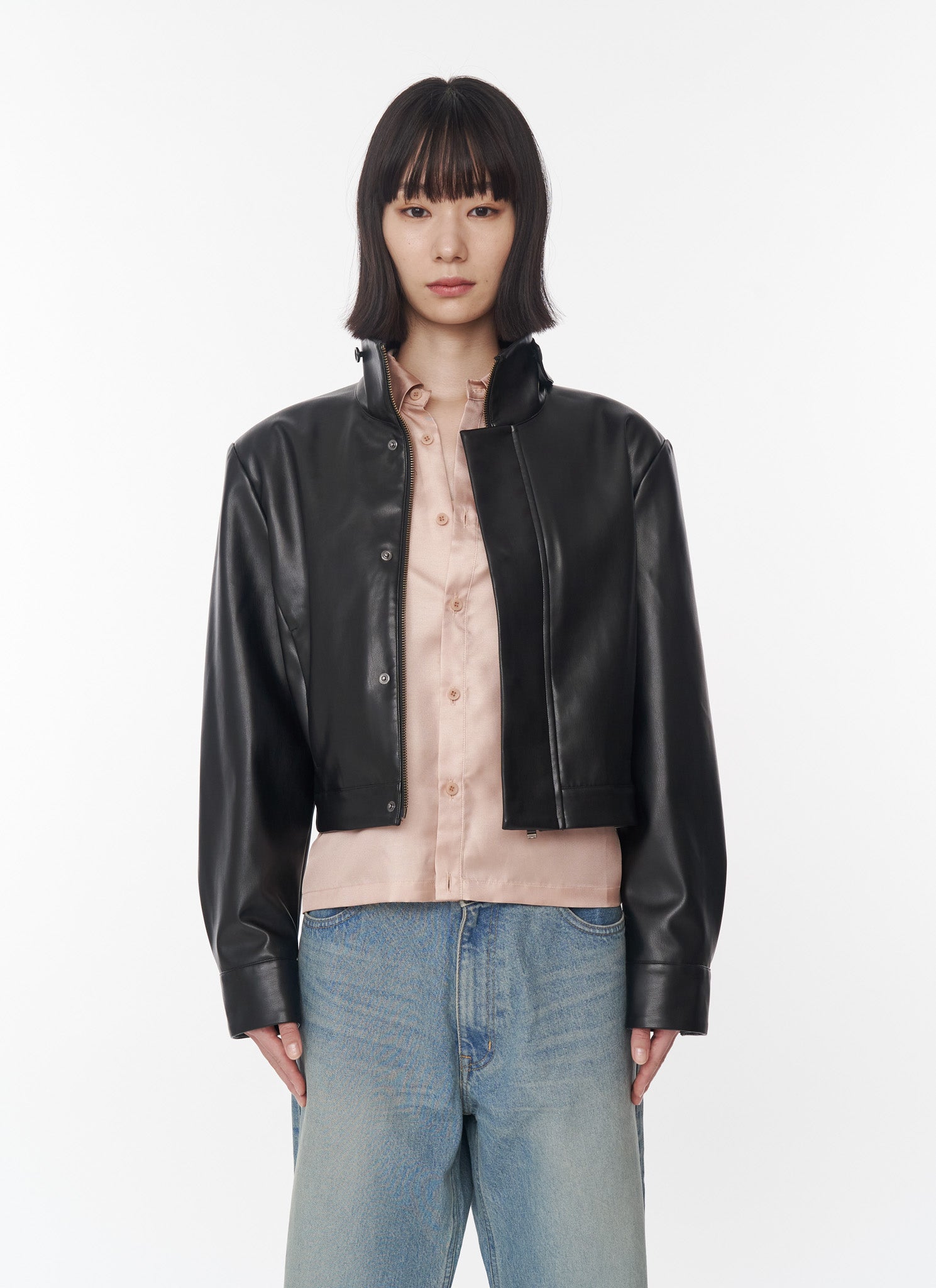 Amy Leather Blouson