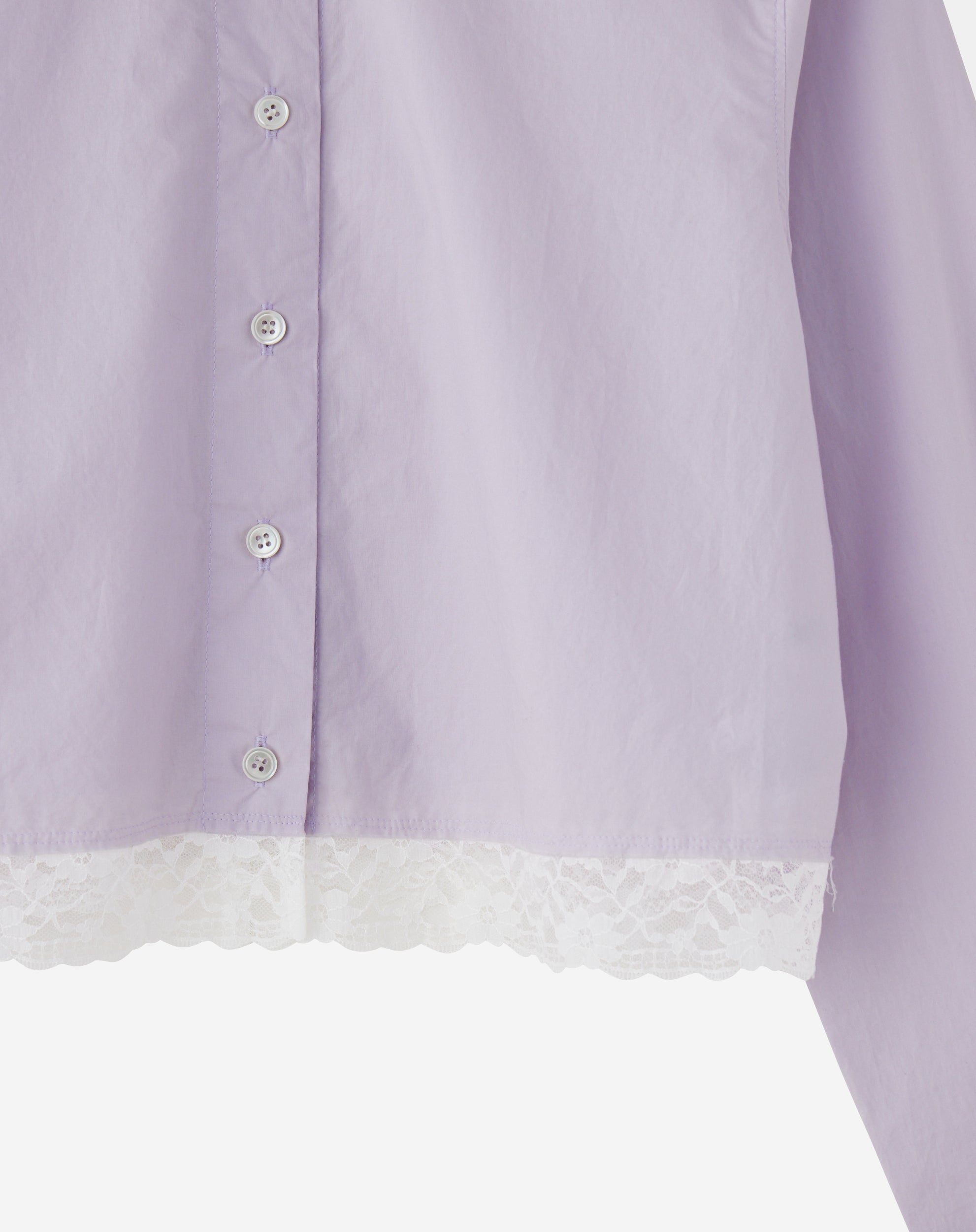 Lumi Lace Cropped Shirt | Gajess