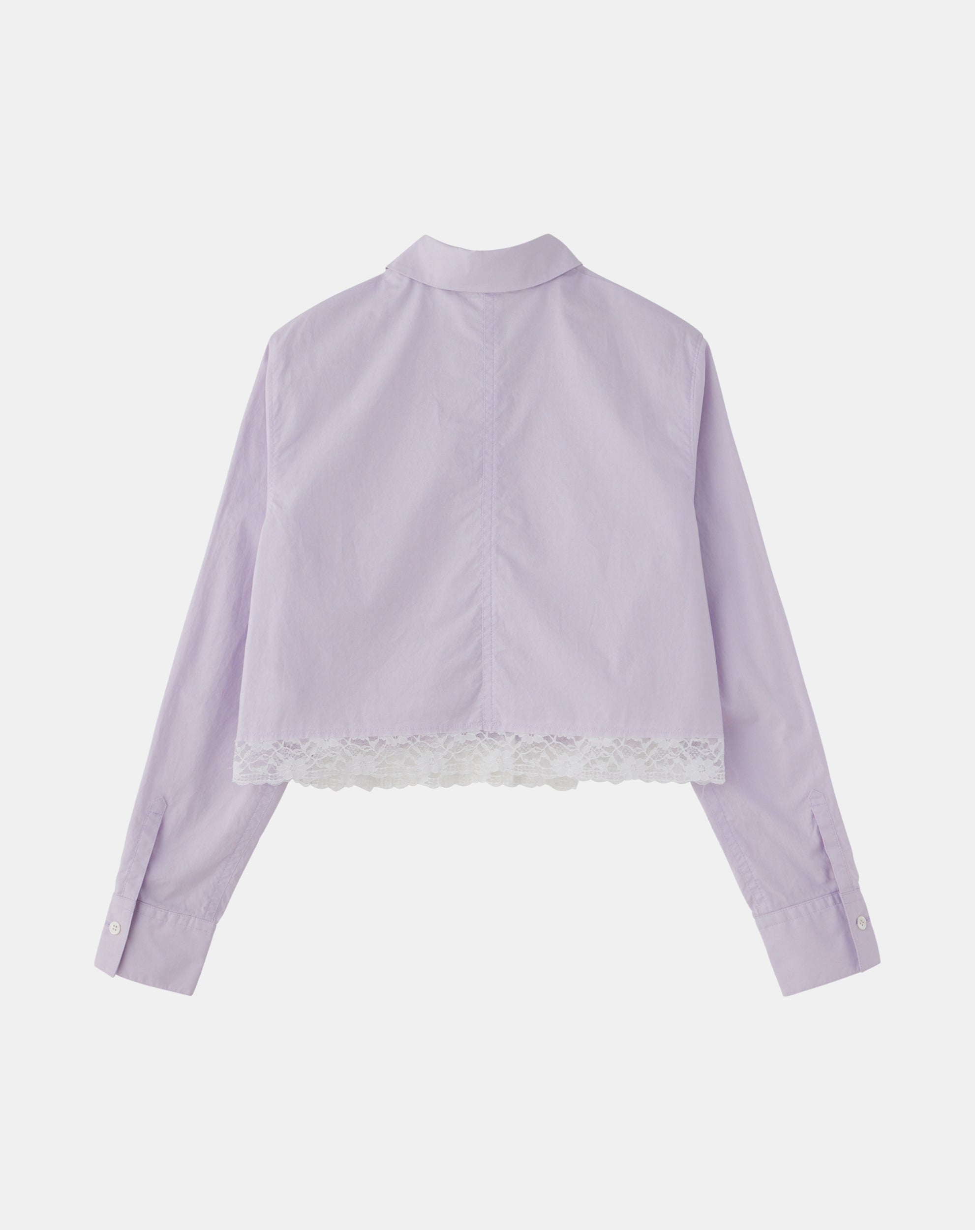 Lumi Lace Cropped Shirt | Gajess