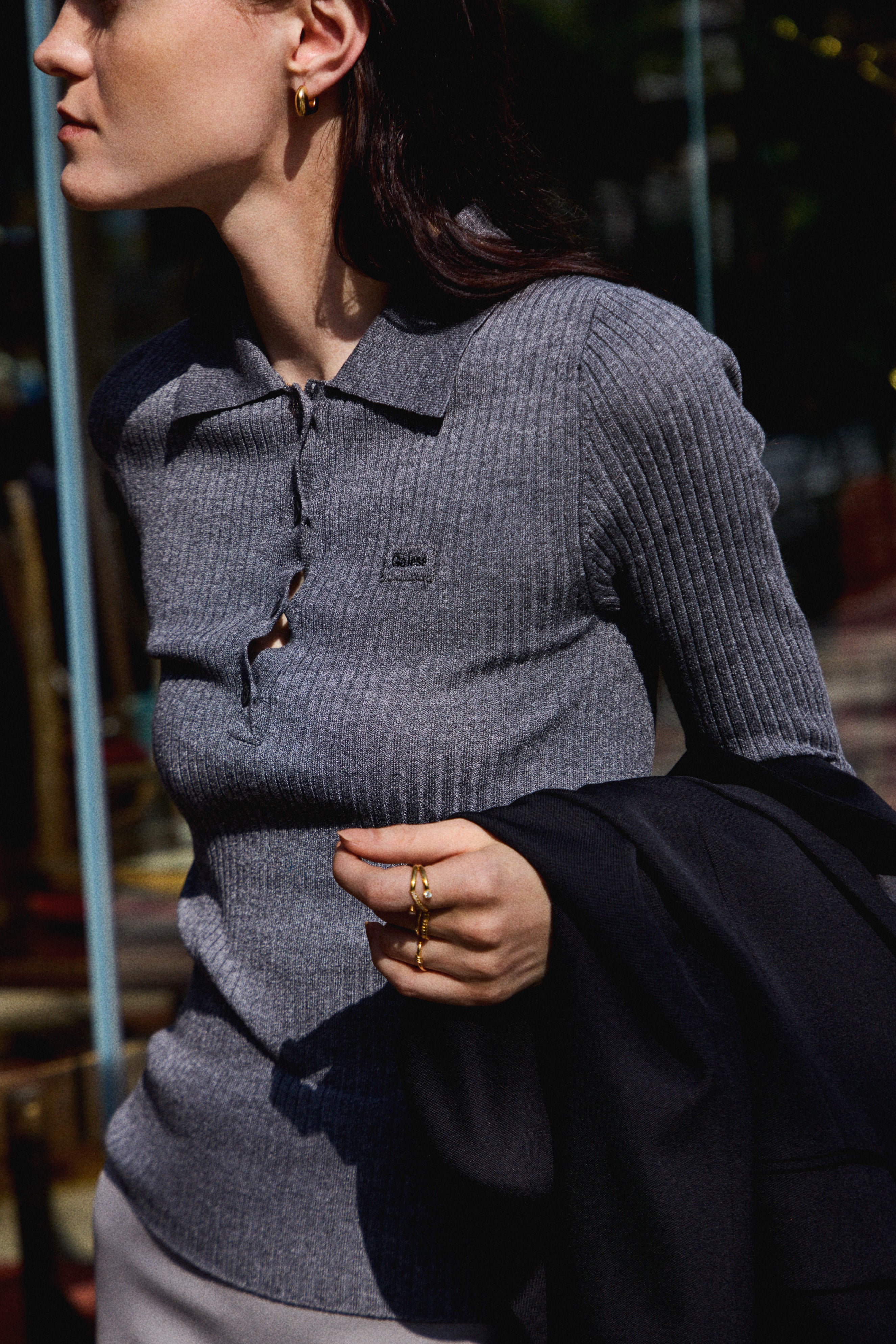 Kanon Logo Rib Knit