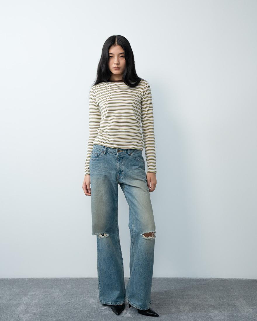 モデル：身長174cm　着用サイズ：Just (36)