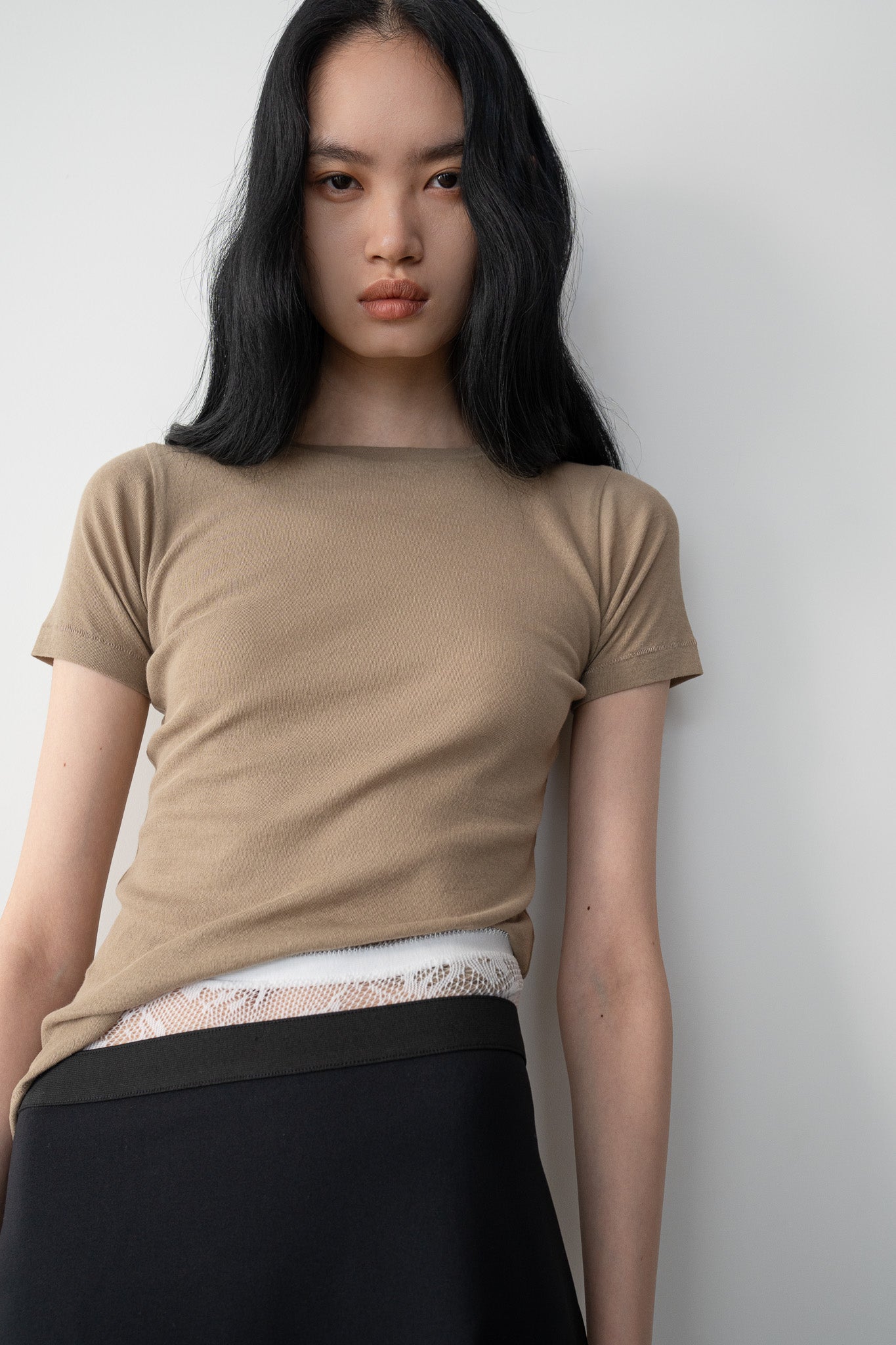 モデル：身長172cm　着用サイズ：F