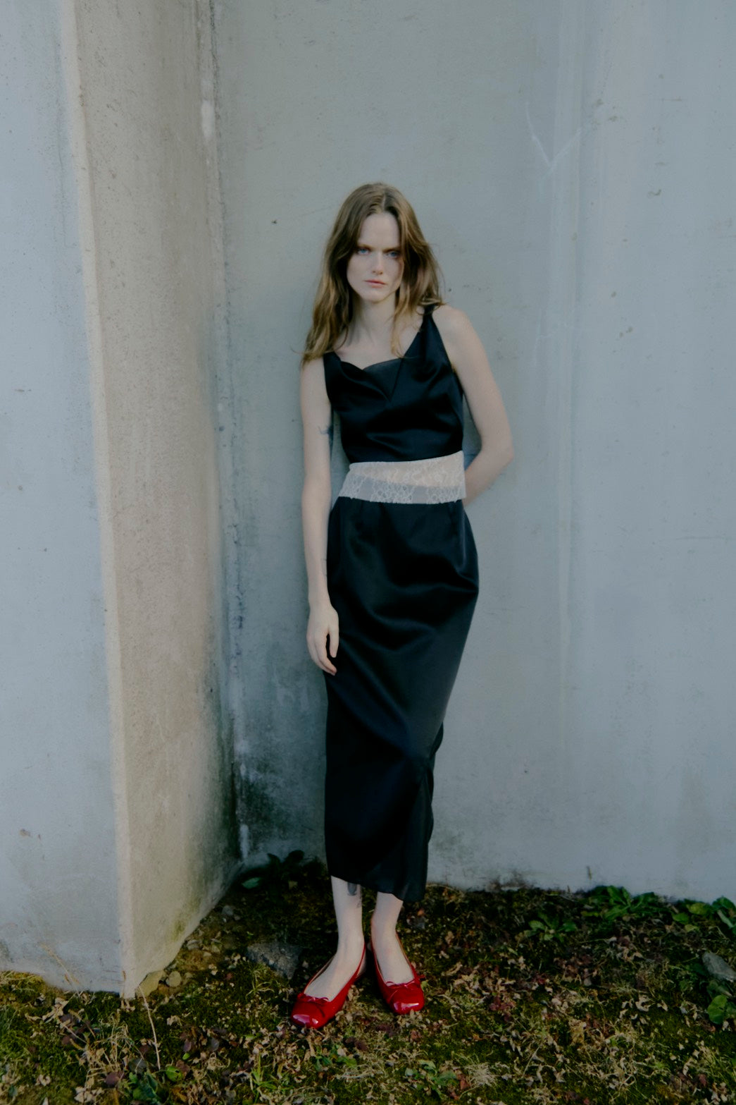 スカート Herlipto Satin Trimming Organdy Skirt /S herlipto 【1月28日(日)19時発売】 Satin Trimming Organdy Skirt